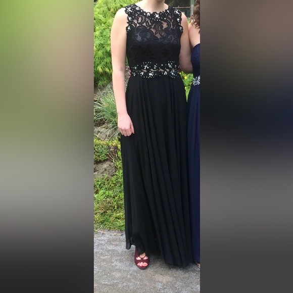 Black Prom Dress - Picture 3 of 7